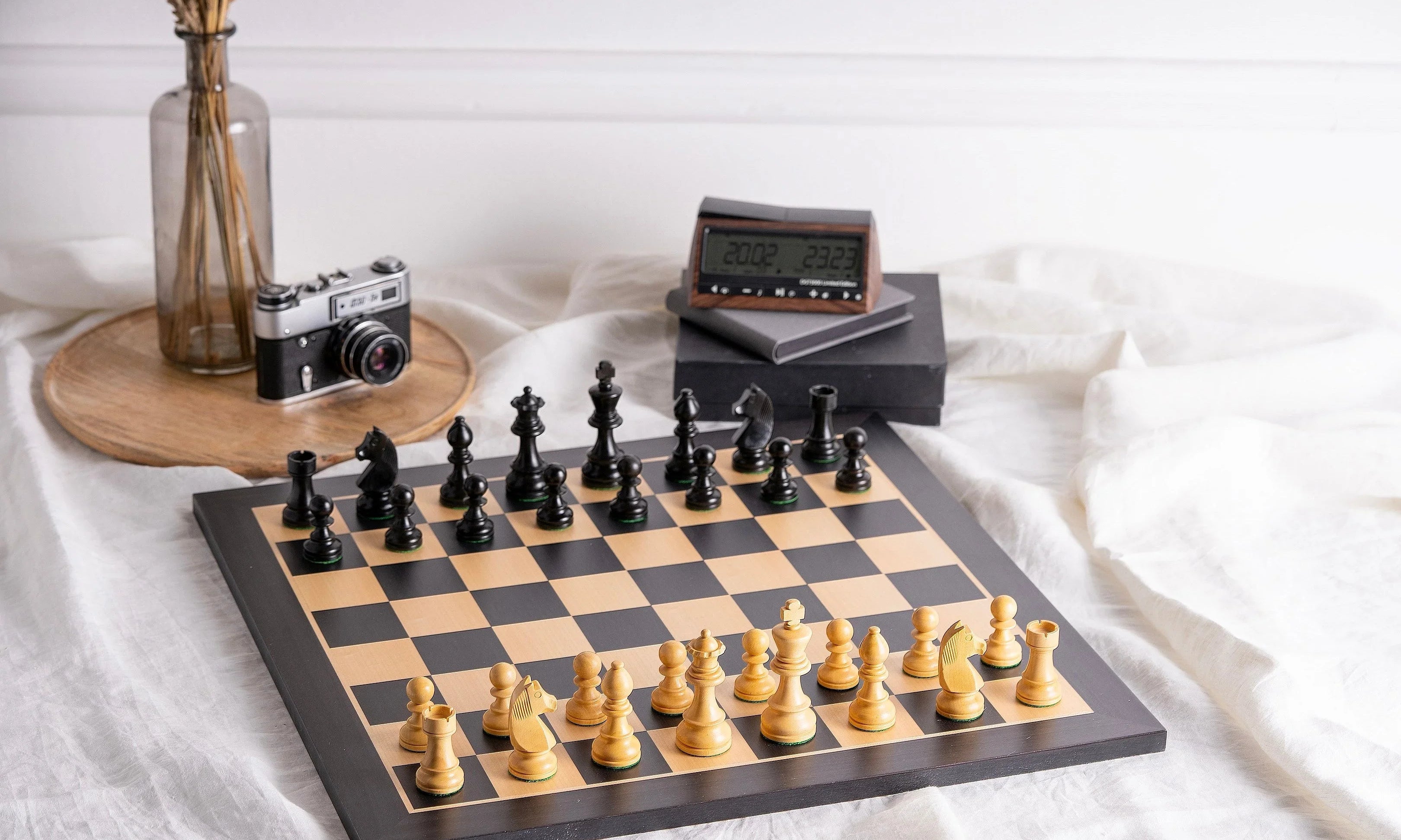 Schachsets mit Figuren