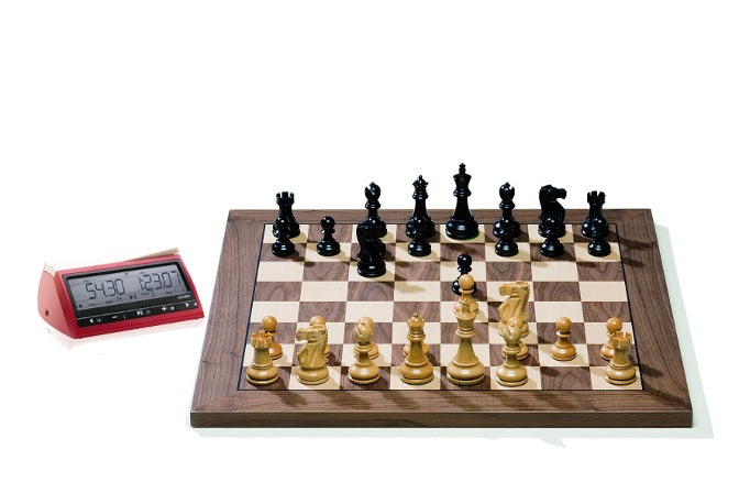 DGT USB elektronisches Schachbrett, Walnuss/Klon + Klassische Figuren - DGT USB elektronisches Schachbrett, Walnuss/Klon + Klassische Figuren