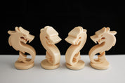 "Dragon" - Schacherweiterung - Satz mit zwei Figuren