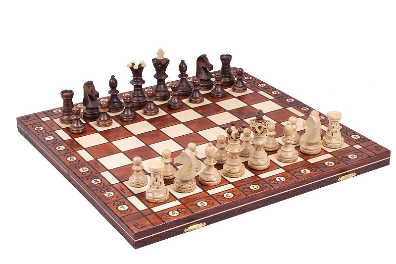 LUXURY Schach AMBASADOR - groß (54 x 54 cm) - LUXURY Schach AMBASADOR - groß (54 x 54 cm)
