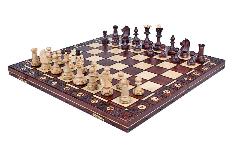 SENATOR Schachspiel (42x42cm) - Klassisches, perfekt als Geschenk - SENATOR Schachspiel (42x42cm) - Klassisches, perfekt als Geschenk