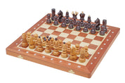 LARGE (42x42cm) Schachbrett mit Intarsien