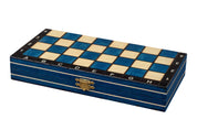 MAGNETISCHES SCHACH- BLAU