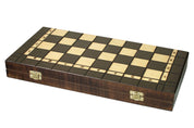 3-in-1-HOLZ-SET (40x40cm) KASSETTEN + KRIEGSKABINEN + RÜCKENGAMMON