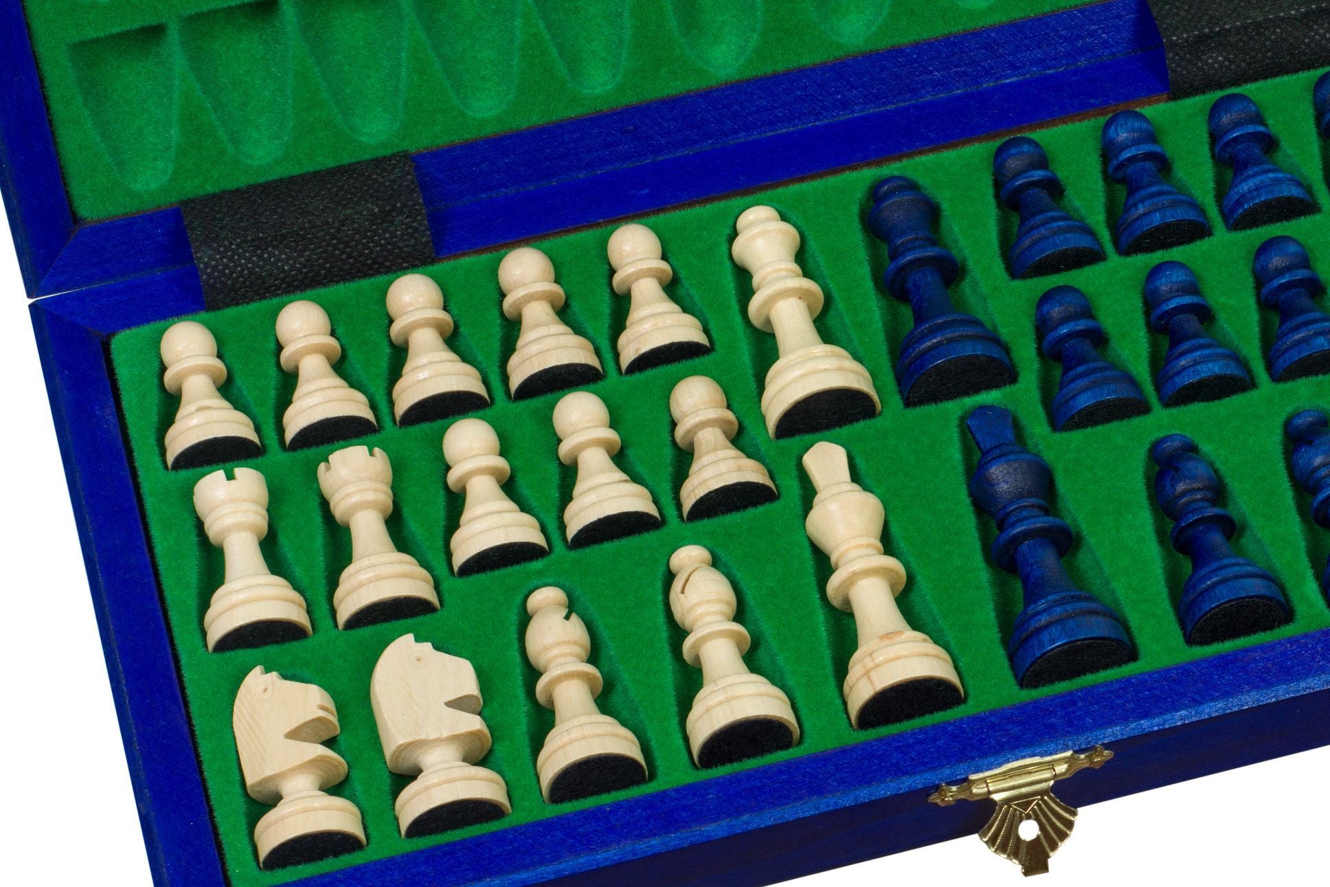 MAGNETISCHES SCHACH blau (28X28cm) - MAGNETISCHES SCHACH blau (28X28cm)