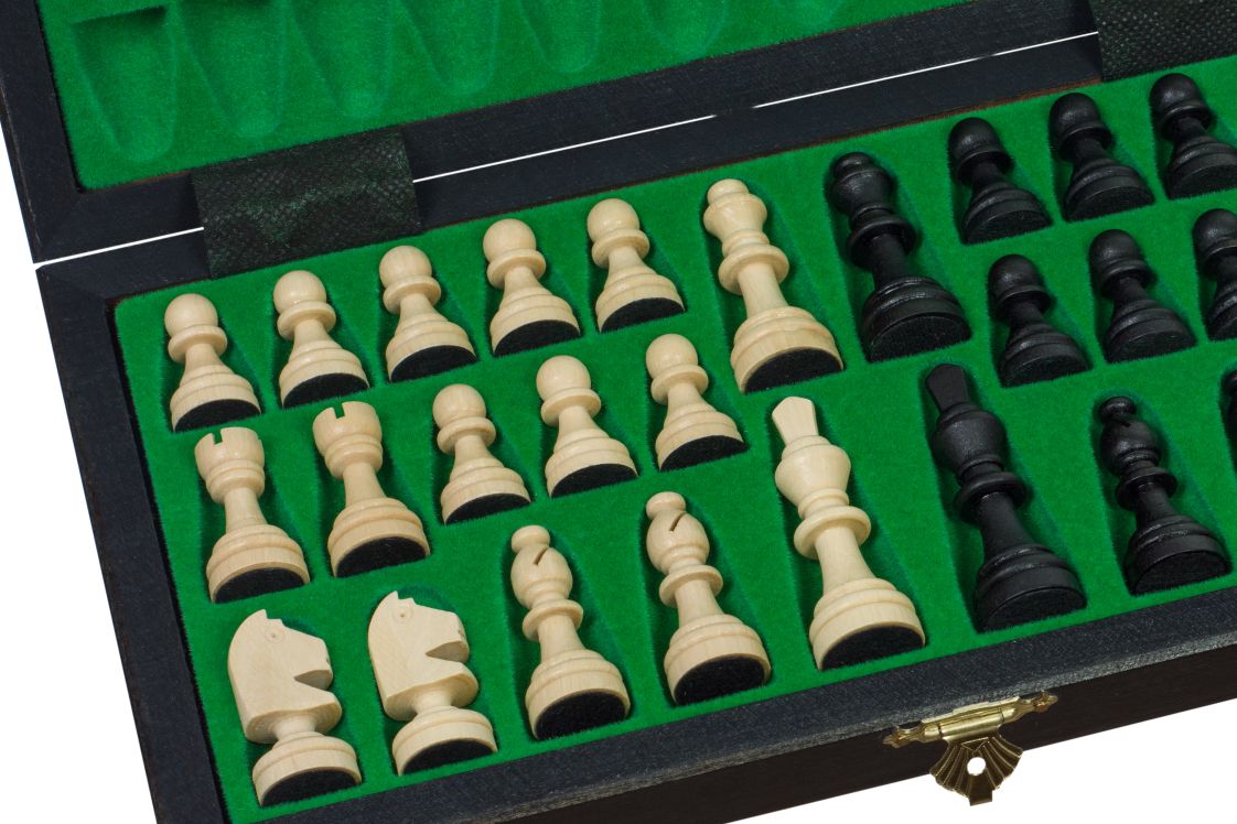 MAGNETISCHES SCHACH schwarz (28x28cm) - MAGNETISCHES SCHACH schwarz (28x28cm)