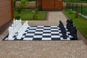 Kunststoff-Figuren für Freiluft-/Gartenschach (Königshöhe 90 cm)