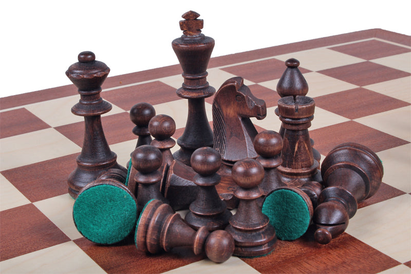 STAUNTON No. 6 in Holzkiste Carved Wooden - STAUNTON No. 6 in Holzkiste Carved Wooden