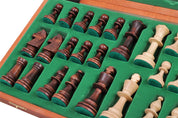Turnierschach-Set Nr. 5 Intarsienarbeit (48x48cm) PROFESSIONAL Schachspiel
