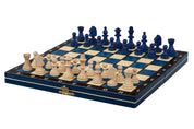 MAGNETISCHES SCHACH- BLAU