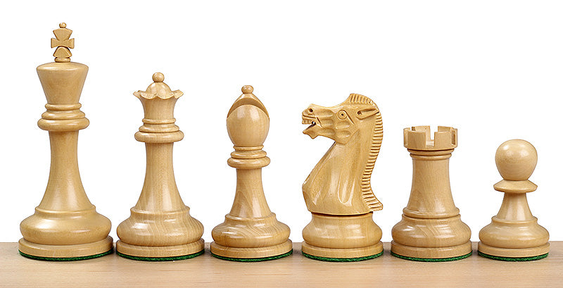 Executive Schachfiguren Indische Akazie/Buchsbaum 3,75 Zoll - Executive Schachfiguren Indische Akazie/Buchsbaum 3,75 Zoll