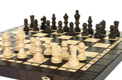3-in-1-HOLZ-SET (40x40cm) KASSETTEN + KRIEGSKABINEN + RÜCKENGAMMON