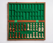 Tournament Chess No. 5 Intarsien mit zusätzlichen Hetmans