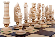 Royal Lux Large Schachspiel aus Holz (65 × 65 cm)