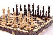 Großes Holzschachspiel GALANT 58 x 58 cm