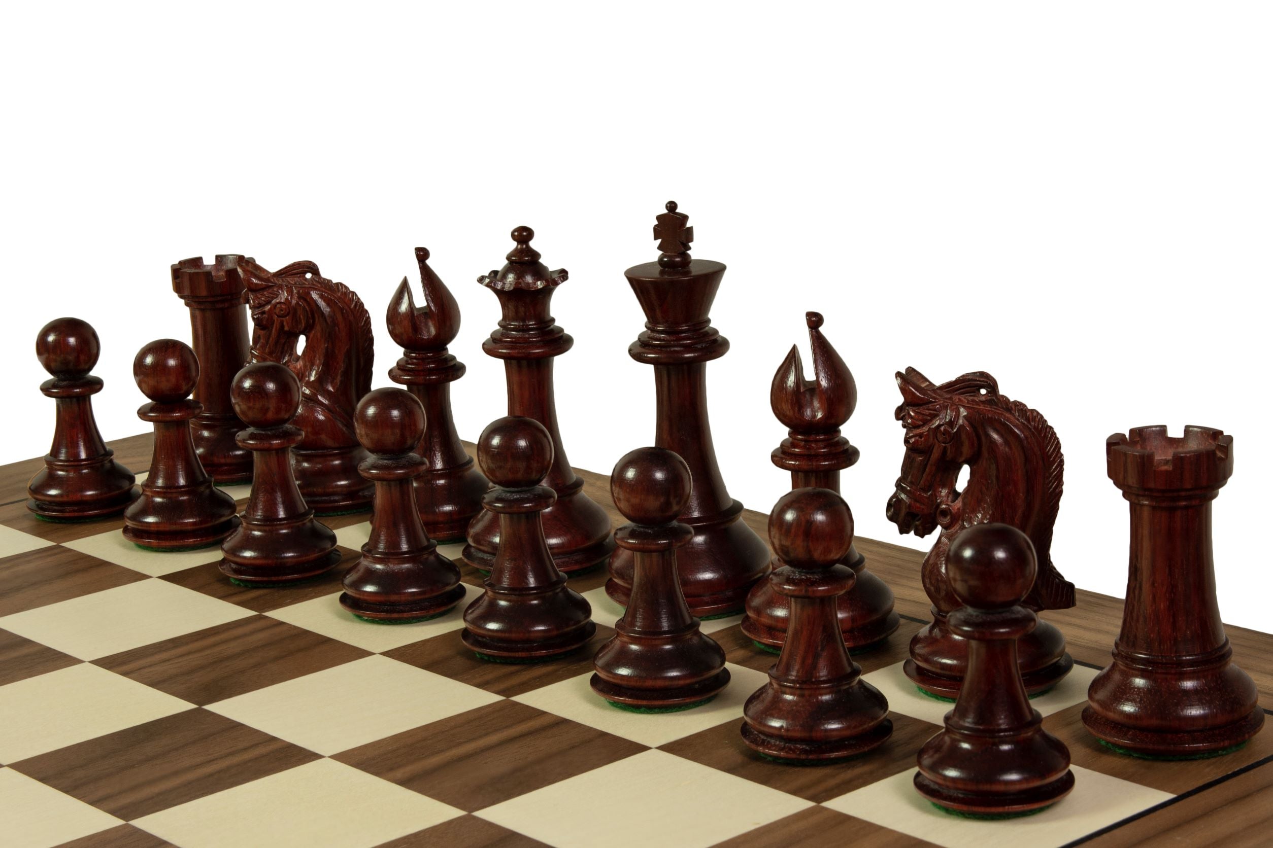 Schachbrett Nr. 5+ mit schwarzem Rahmen (ohne Beschreibung) Nussbaum/ Ahorn (Intarsien) - Exklusiv - Schachbrett Nr. 5+ mit schwarzem Rahmen (ohne Beschreibung) Nussbaum/ Ahorn (Intarsien) - Exklusiv