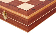 Schach-Debüt großes Schachspiel Intarsienarbeit 48 x 48 cm