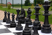 Kunststoff-Figuren für Freiluft-/Gartenschach (Königshöhe 74 cm)