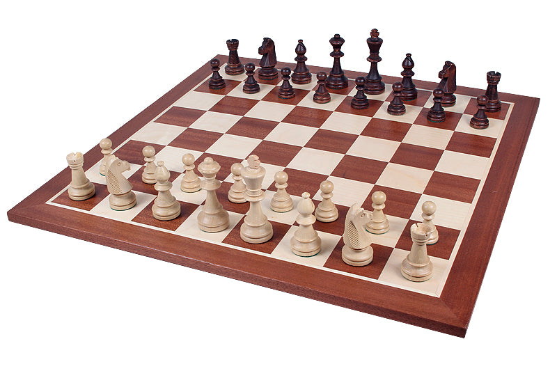 STAUNTON No. 6 in Holzkiste Carved Wooden - STAUNTON No. 6 in Holzkiste Carved Wooden
