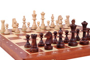 Turnierschach-Set Nr. 5 Intarsienarbeit (48x48cm) PROFESSIONAL Schachspiel