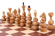 Schach-Debüt großes Schachspiel Intarsienarbeit 48 x 48 cm