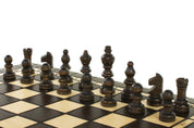 3-in-1-HOLZ-SET (40x40cm) KASSETTEN + KRIEGSKABINEN + RÜCKENGAMMON