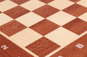 Tournament Chess No. 4 (42x42cm) ein wunderschönes Set von geschnitzten Holzschachfiguren - als Geschenk für Kinder und Erwachsene