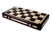 Royal Lux Large Schachspiel aus Holz (65 × 65 cm)
