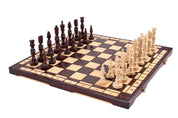 Großes Holzschachspiel GALANT 58 x 58 cm