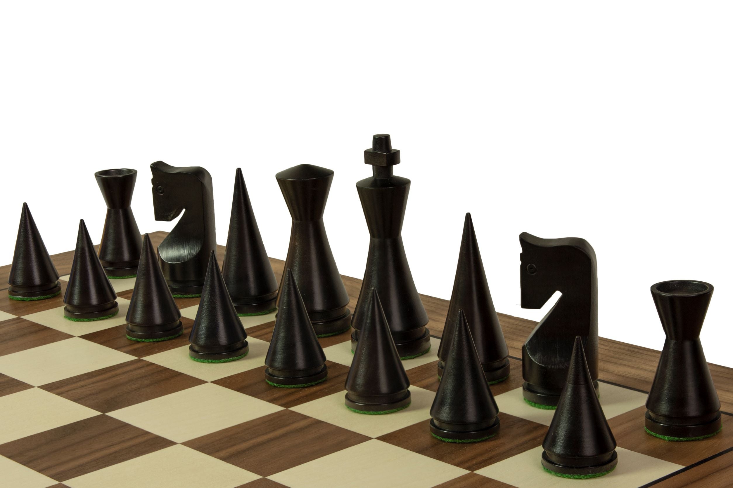 Schachbrett Nr. 5+ mit schwarzem Rahmen (ohne Beschreibung) Nussbaum/ Ahorn (Intarsien) - Exklusiv - Schachbrett Nr. 5+ mit schwarzem Rahmen (ohne Beschreibung) Nussbaum/ Ahorn (Intarsien) - Exklusiv