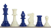 Blaue Schachfiguren Nr. 6