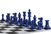 Blaue Schachfiguren Nr. 6