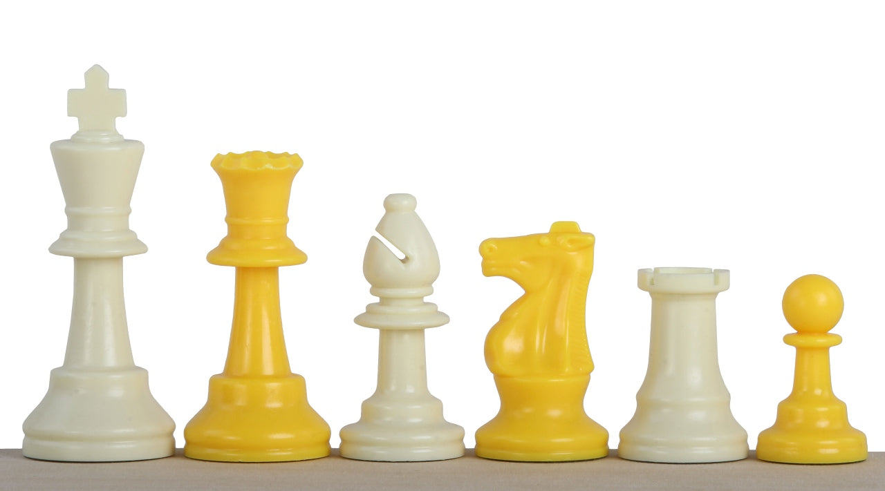 Gelbe Schachfiguren Nr. 6 - Gelbe Schachfiguren Nr. 6