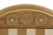 Chess Rubin - handgeschnitztes rundes Schachspiel aus Holz (33 cm)