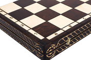 CEZAR LARGE Schach (85x85cm) Geschnitzt