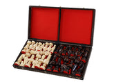 CEZAR LARGE Schach (85x85cm) Geschnitzt