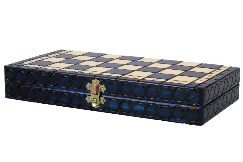 KÖNIGLICHES SCHACH KLEIN, blau - KÖNIGLICHES SCHACH KLEIN, blau