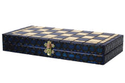 KÖNIGLICHES SCHACH KLEIN, blau