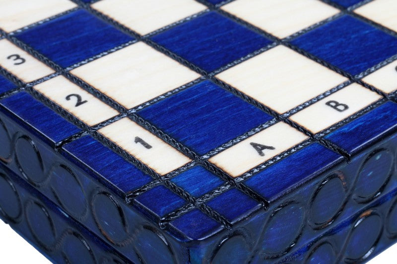 KÖNIGLICHES SCHACH KLEIN, blau - KÖNIGLICHES SCHACH KLEIN, blau