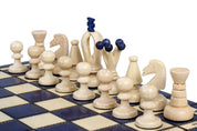 KÖNIGLICHES SCHACH KLEIN, blau