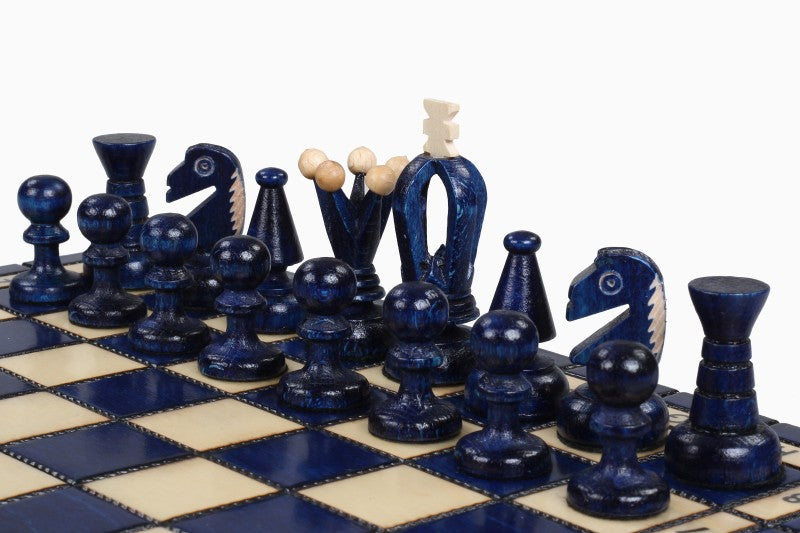 KÖNIGLICHES SCHACH KLEIN, blau - KÖNIGLICHES SCHACH KLEIN, blau