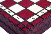 KÖNIGLICHES SCHACH KLEIN, KIRSCH (30x30cm)