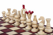 KÖNIGLICHES SCHACH KLEIN, KIRSCH (30x30cm)