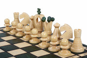 KÖNIGLICHES SCHACH KLEIN, GRÜN (30x30cm)