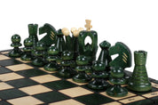 KÖNIGLICHES SCHACH KLEIN, GRÜN (30x30cm)
