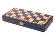 Schach „KLEINE PERLE“ blau