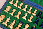 Schach „KLEINE PERLE“ blau