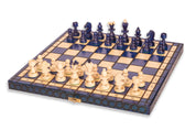 Schach „KLEINE PERLE“ blau