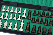 Magnetisches Holzschach Lux 28 × 28 cm - Reiseschachspiel