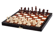 Magnetisches Holzschach Lux 28 × 28 cm - Reiseschachspiel